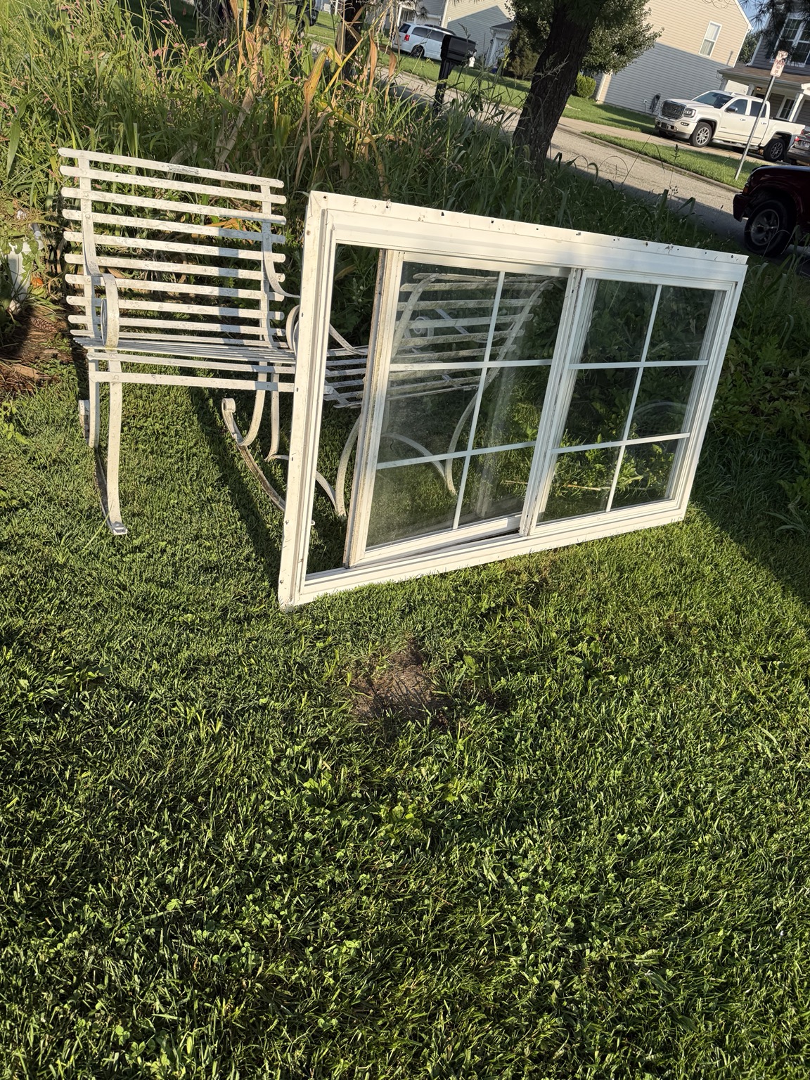 Removed window after preparing for the door conversion