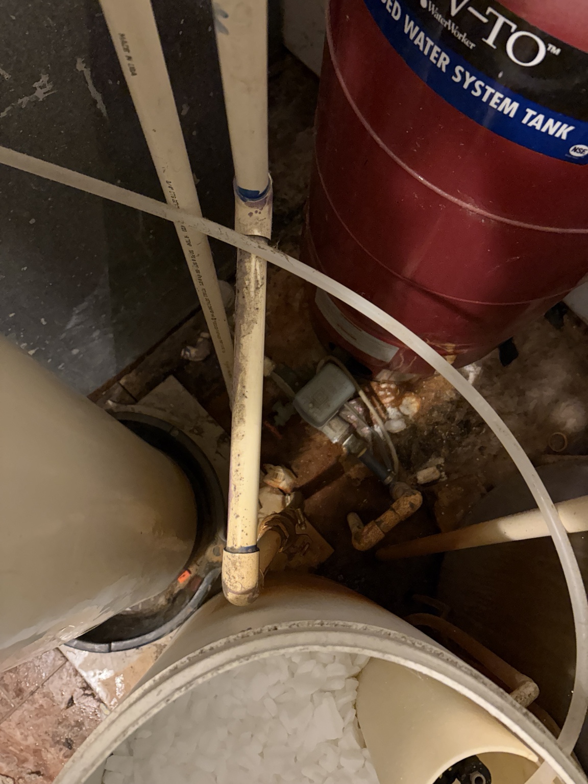 Water system and plumbing inspected during the repair